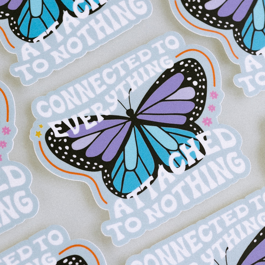 Radiate Positive Vibes Sticker - Stop Waiting For Friday